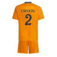 Camisa de time de futebol Real Madrid Daniel Carvajal #2 Replicas 2º Equipamento Infantil 2024-25 Manga Curta (+ Calças curtas)